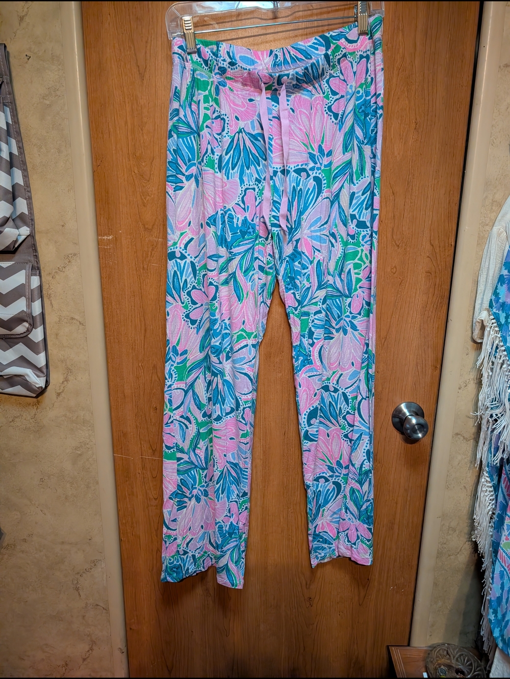 Lilly Pulitzer Women's Pink & Blue Lounge Pants